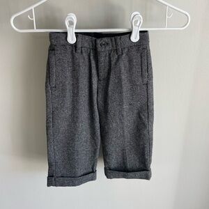 Janie and Jack Baby Boy Wool Blend Trousers - Charcoal Grey - 18-24 Months